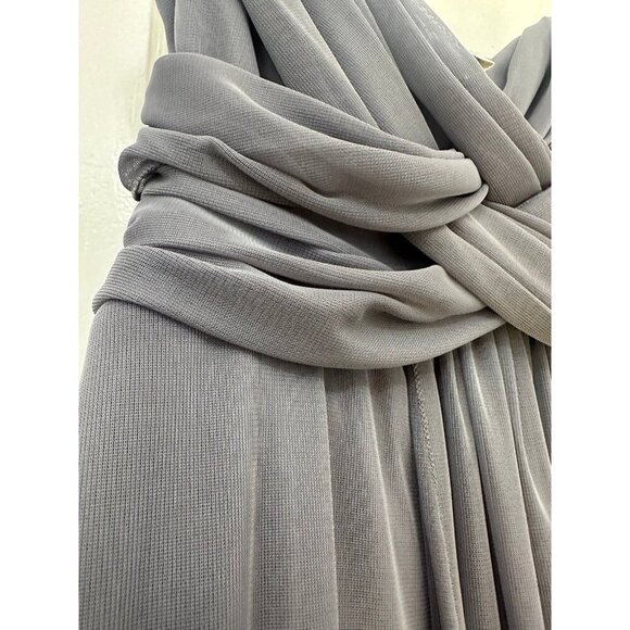 B. Darlin women’s size 3/4 gray maxi dress - Picture 9 of 12